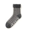 RoToTo Comfy Room Socks Birds Eye Charcoal -Cheap Costume Store RoToTo Comfy Room Socks Birds Eye Charcoal 21644 1