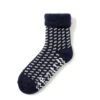 RoToTo Comfy Room Socks Birds Eye Navy -Cheap Costume Store RoToTo Comfy Room Socks Birds Eye Navy 21646 1