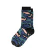 Rototo Pile Camo Crew Socks Multi -Cheap Costume Store RoToTo Pile Camo Crew Socks Multi 01