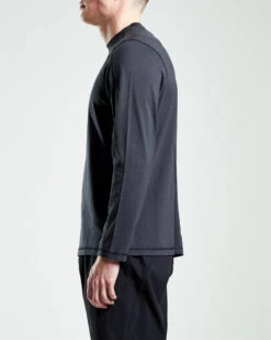 ST95 L/S Slogan Tee Black -Cheap Costume Store ST43001 SS BLK 036