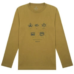 Snow Peak SP Tarp Long Sleeve Tee Mustard