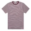 Sunspel Classic Crew T-Shirt White / Maroon English Stripe -Cheap Costume Store Sunspel Classic Crew T Shirt White Maroon English Stripe 14113 1 1