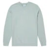Sunspel Cotton Loopback Sweatshirt Dusky Green