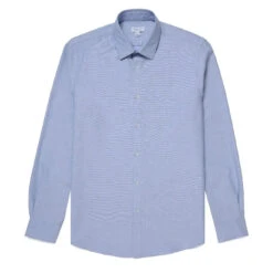 Sunspel Casual L/S Shirt Dark Blue Oxford