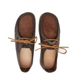 Yogi Willard Reverse Vamp Shoe Dark Brown -Cheap Costume Store Willard reverse vamp dark brown2