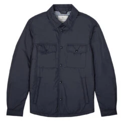 Woolrich Alaskan Spring Overshirt Melton Blue